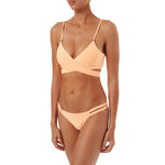 peach coral bikinis