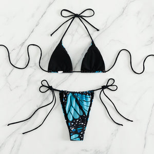 blue butterfly bikinis sexy fun bikinis swimsuits