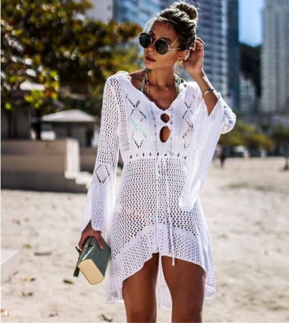 white cute coverup dress beach swim cover ups swimsuits