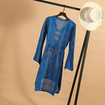 blue beach dress coverup