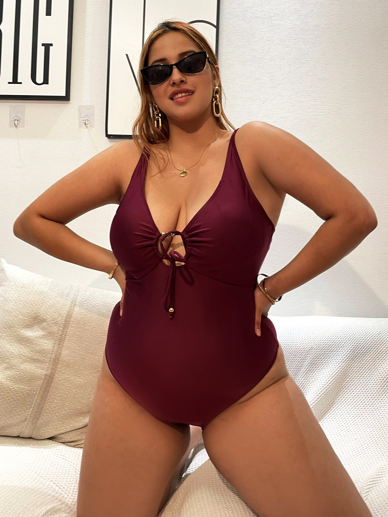 burgundy curvy one piece swimsuits curvy bikinis plus size swimwear